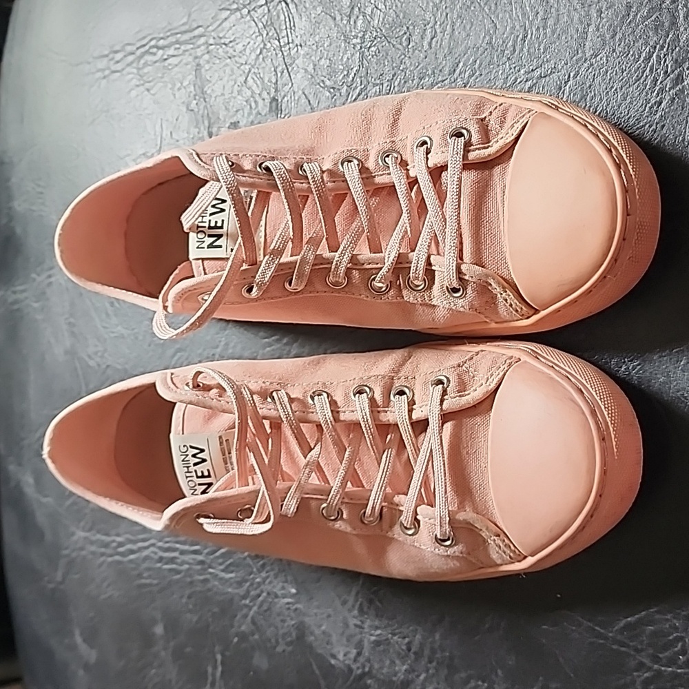 Nothing New Classic Low Top Sneaker in Pink Size 10W US